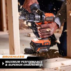 18V Brushless Cordless 2-Tool Combo Kit with Hammer Drill, Impact Driver