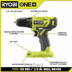 18-Volt ONE+ Cordless 3/8 in. Drill/Driver Kit with 1.5 Ah Battery and Charger