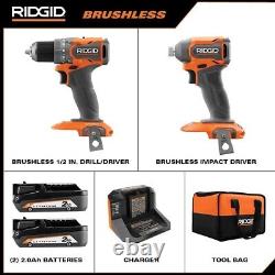 18v Subcompact Brushless 2-tool Combo Kit With Drill/driver New No Box