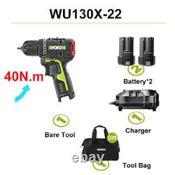 20V 20 Volt 2 Speed Brushless 1/2 Lithium Ion Max Drill Driver 40N. M Power Tool