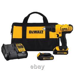 20V MAX Cordless 1/2 In. Drill/Driver, 20V 1.3Ah Batteries, Charger and Bag NEW
