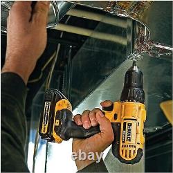 20V MAX Cordless Drill/Driver, Power Tool Combo Kit with 2 Batteries and Charger