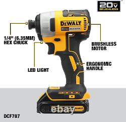 20V MAX Cordless Drill, Impact Driver, 2-Tool Power Tool Combo Kit, Brushless Po