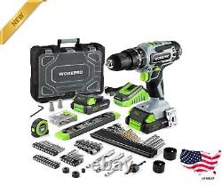 20V Max Cordless Drill Driver Set Electric Power Impact Drill Tool withAccessories