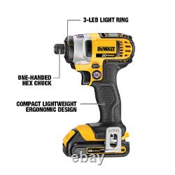 20-Volt Max Lithium-Ion Cordless Drill/Driver And Impact Combo Kit (2-Tool) With