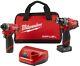 2596-22 Milwaukee M12 Fuel Lithium-ion Cordless Drill, Impact Driver Combo Kit