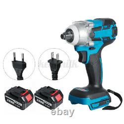 288VF 800NM Cordless Electric Impact Wrench 1/2'' Driver High Power Drill Tool