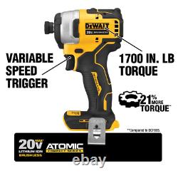 Atomic 20-Volt Max Cordless Brushless Compact Drill/Impact Combo Kit (2-Tool) Wi