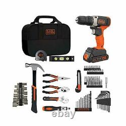 Beyond by BLACK+DECKER Home Tool Kit with 20V MAX Drill/Driver 83-Piece BDPK7