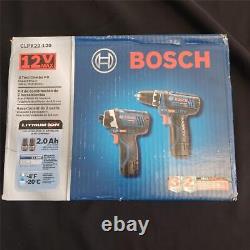 = Bosch 12V Max CLPK22-120 2-Tool Combo Kit 2.0ah 3/8 Drill/ Driver NEW