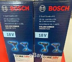 Bosch CORE18V 2-Tool Power Tool Combo Kit with Soft Case (2-Batteries Included)