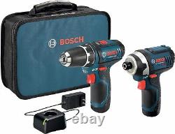 Bosch Drill Kit CLPK22-120 12-V 2-Tool Combo Kit Drill / Impact Driver