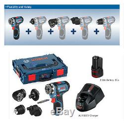 Bosch GSR 10.8V-15 FC Cordless Professional Driver Bare-Tool + L-Boxx + Charger