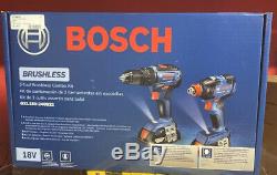Bosch GXL18V-240B22 18 Volt 2-Tool Compact Hammer Drill & Impact Driver Combo