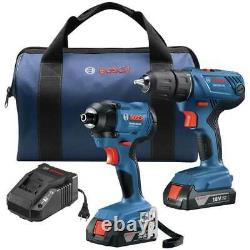 Bosch GXL18V-26B22 18V 2 Tool Combo Compact Drill/Impact Driver Reconditioned