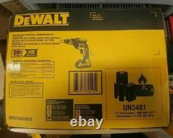 Brand New DEWALT DCF620D2 20V MAX XR Cordless Brushless Drywall ScrewGun Kit