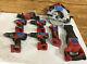 Broken Lot Of 8 Milwaukee Cordless Tools For Parts Drills Saw Multi Tool J7