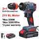 Brushless Cordless Driver Drill Electric Screwdriver Rotation Ways Drills Tools