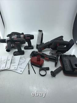 CRAFTSMAN 7 Tool Set 19.2 VOLT CORDLESS Drill Driver Recip/Circular Saw-Light