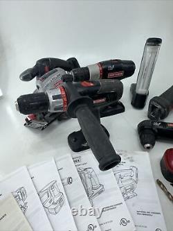 CRAFTSMAN 7 Tool Set 19.2 VOLT CORDLESS Drill Driver Recip/Circular Saw-Light