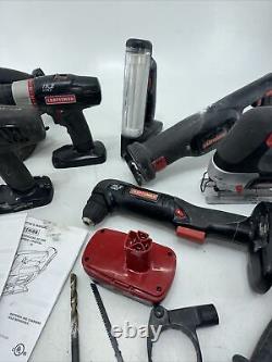 CRAFTSMAN 7 Tool Set 19.2 VOLT CORDLESS Drill Driver Recip/Circular Saw-Light