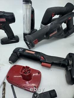 CRAFTSMAN 7 Tool Set 19.2 VOLT CORDLESS Drill Driver Recip/Circular Saw-Light