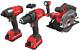 Craftsman Cordless Drill V20 Lithium Battery, Combo Kit, 4 Tool (cmck401d2) New
