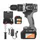 Cordless Drill Driver 21v 4.0a Batteries Max Torque 200nm 1/2inch Metal Ly