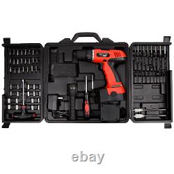 Cordless Drill Set-78 Piece Kit, 18-Volt Power Tool with Bits, Sockets, Drivers