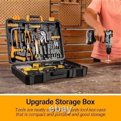 Cordless Drill Tool Kit Set, Drill Tool Box with Battery Electric Drill Driver
