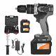 Cordless Electric Drill Driver Torque Hammer Drill Electric Screwdriver Tool 21v