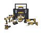 Dewalt 20-volt Max Lithium-ion Cordless Combo Kit (7-tool) With Toughsystem Case