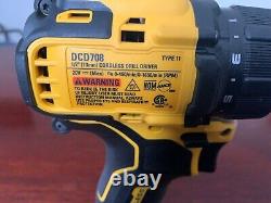 DEWALT DCD708B ATOMIC 20V MAX Brushless Cordless 1/2 Drill/Driver Tool Only