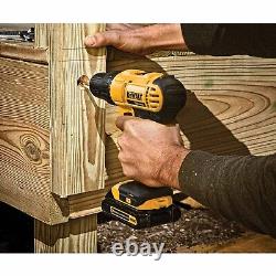 DEWALT DCD771C2 20V MAX Li-Ion 1/2 in. Cordless Drill/Driver Kit (1.3 Ah) New