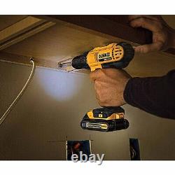 DEWALT DCD771C2 20V MAX Li-Ion 1/2 in. Cordless Drill/Driver Kit (1.3 Ah) New