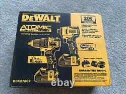 DEWALT DCK278C2 20V Drill Combo Kit (New Sealed)