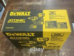 DEWALT DCK278C2 ATOMIC 20V MAX 2-Tool Brushless Combo Kit New
