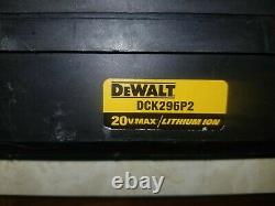 DEWALT DCK296P2 20V MAX XR Cordless Drill Combo Kit, Brushless, 5.0-Ah, 2-Tool