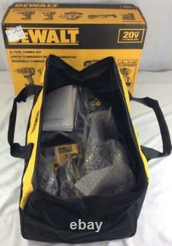 DeWalt 20V Max Lithium Ion 5-Tool Combo Kit with Contractor Bag DCK560D1M1 NEW