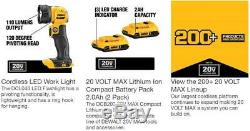 DeWalt ATOMIC 20V MAX Combo Kit (4-Tool) DCK488D2 Drill Driver Saw Light Bag +