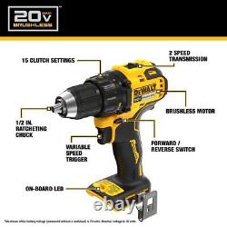 DeWalt DCD793D1 20V 1/2 Brushless Cordless Compact Drill/Driver Kit