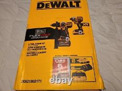 DeWalt DCK2100D1T1 20V Brushless Impact Driver/Hammer Drill Driver Combo Kit