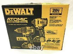 DeWalt DCK278C2 Atomic 20V MAX Brushless Cordless 2 Tool Combo Kit
