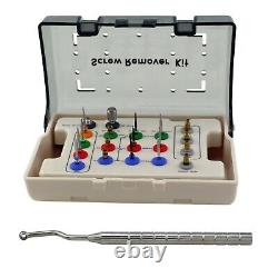 Dental Implant Fixture Fractured Screw Removal Kit Remover Drill Driver Guide