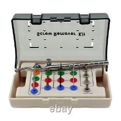 Dental Implant Fixture Fractured Screw Removal Kit Remover Drill Driver Guide