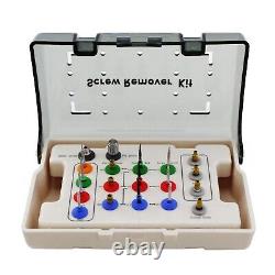 Dental Implant Fractured Screw Removal Kit Shank Driver Claw Reverse Drill Tool