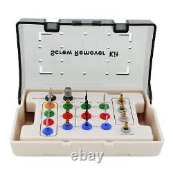 Dental Implant Fractured Screw Removal Kit Shank Driver Claw Reverse Drill Tool