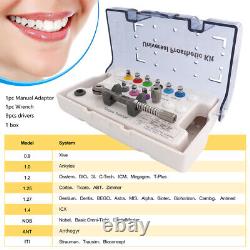 Dental Implant Screw Driver Kit Abutment Screw Drilling tools set of 9 Drivers