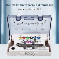 Dental Implant Screw Driver Kit Abutment Screw Drilling tools set of 9 Drivers