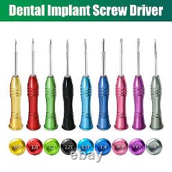 Dental Implant Screw Driver Stainless Steel with Handle Implants Drilling Tool